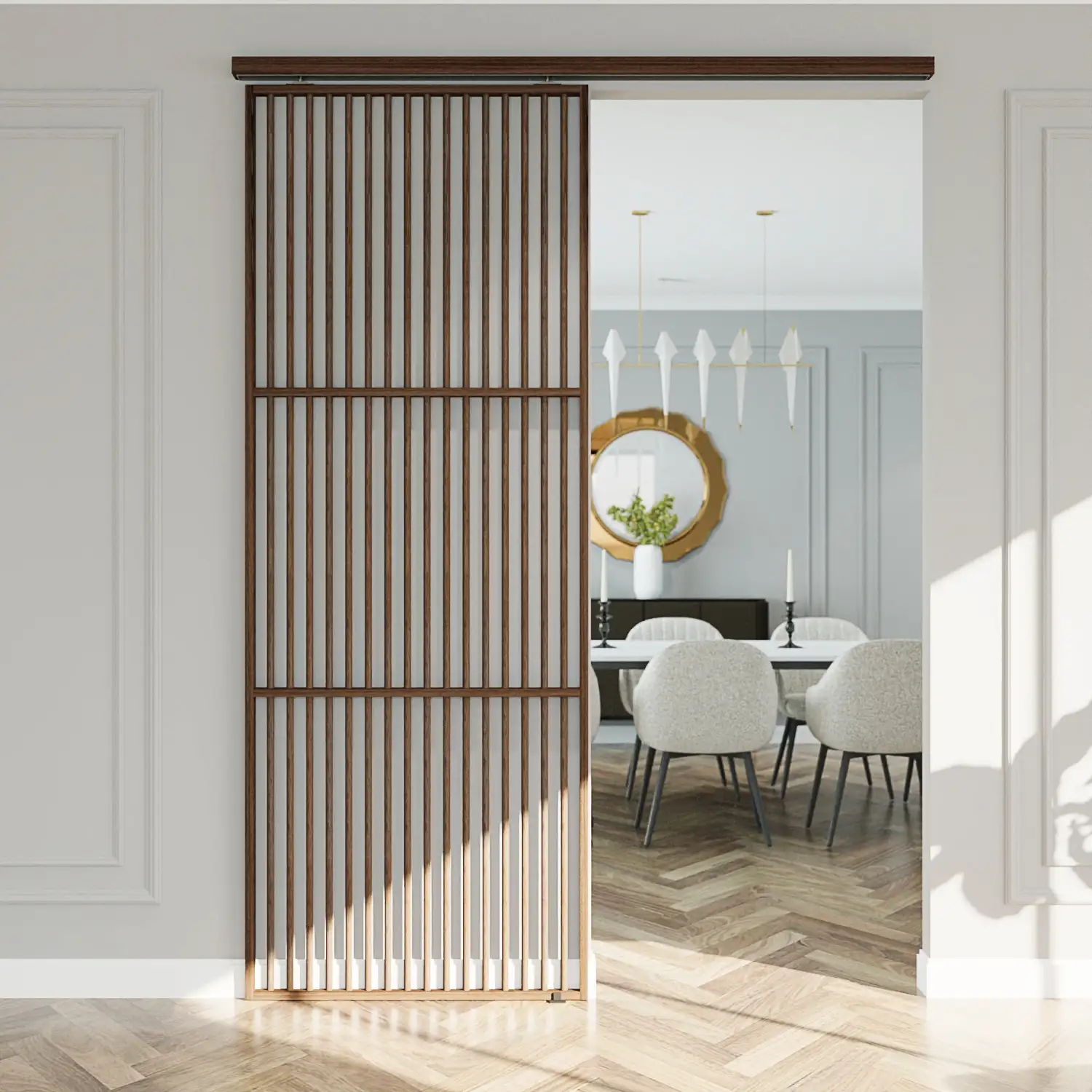 Bamboo Sliding Barn Door - Image 2
